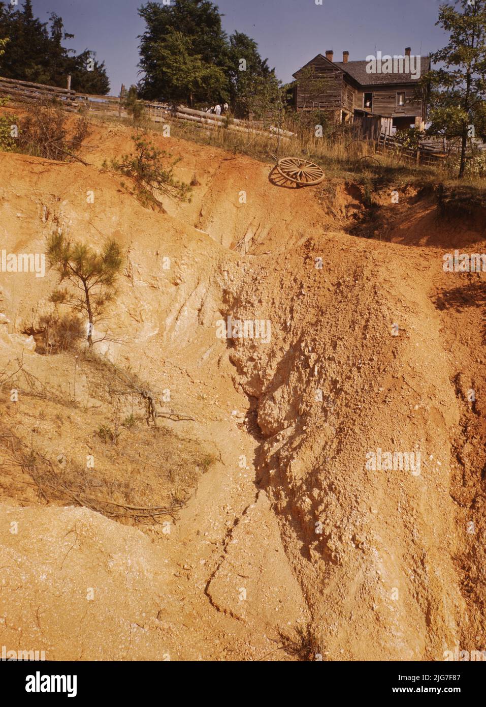 Greene Co. Ga., eroded farm land Stock Photo Alamy
