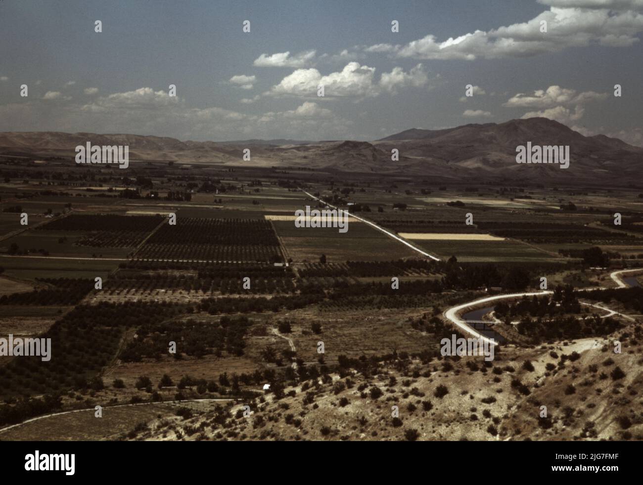 Cherry orchards and farming land, Emmett, Idaho Stock Photo Alamy