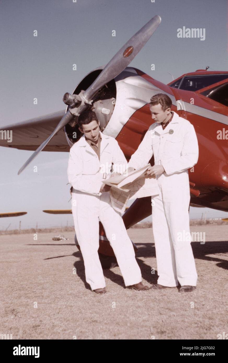 Student pilots, Meacham Field, Fort Worth, Texas Stock Photo Alamy