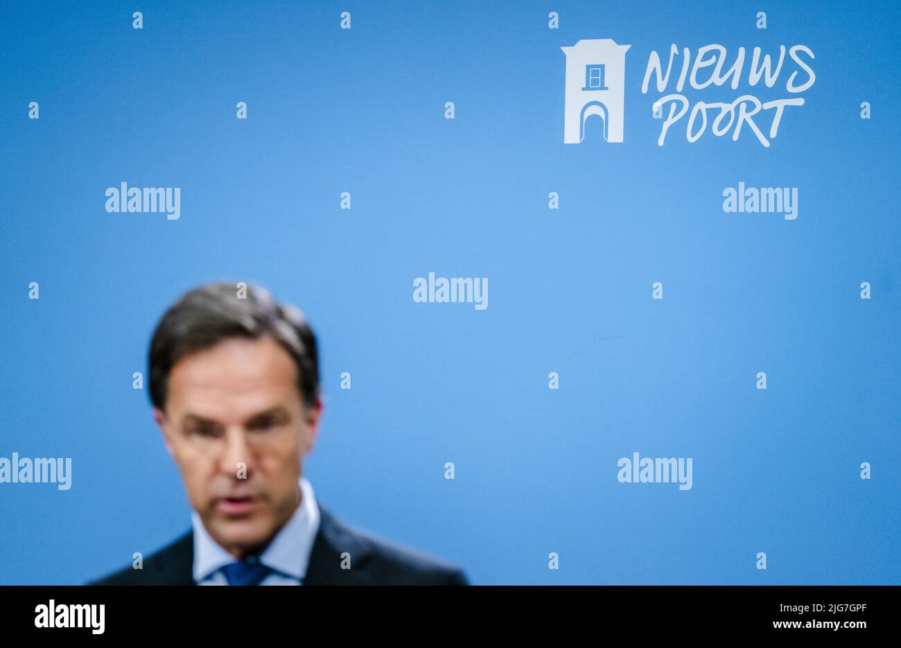 2022-07-08 15:17:11 THE HAGUE - Prime Minister Mark Rutte during the ...