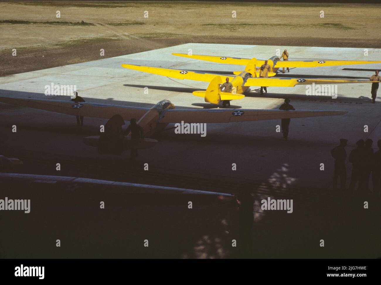 Training gliders at the Marine [Corp]'s Page Field, Parris Island, S.C