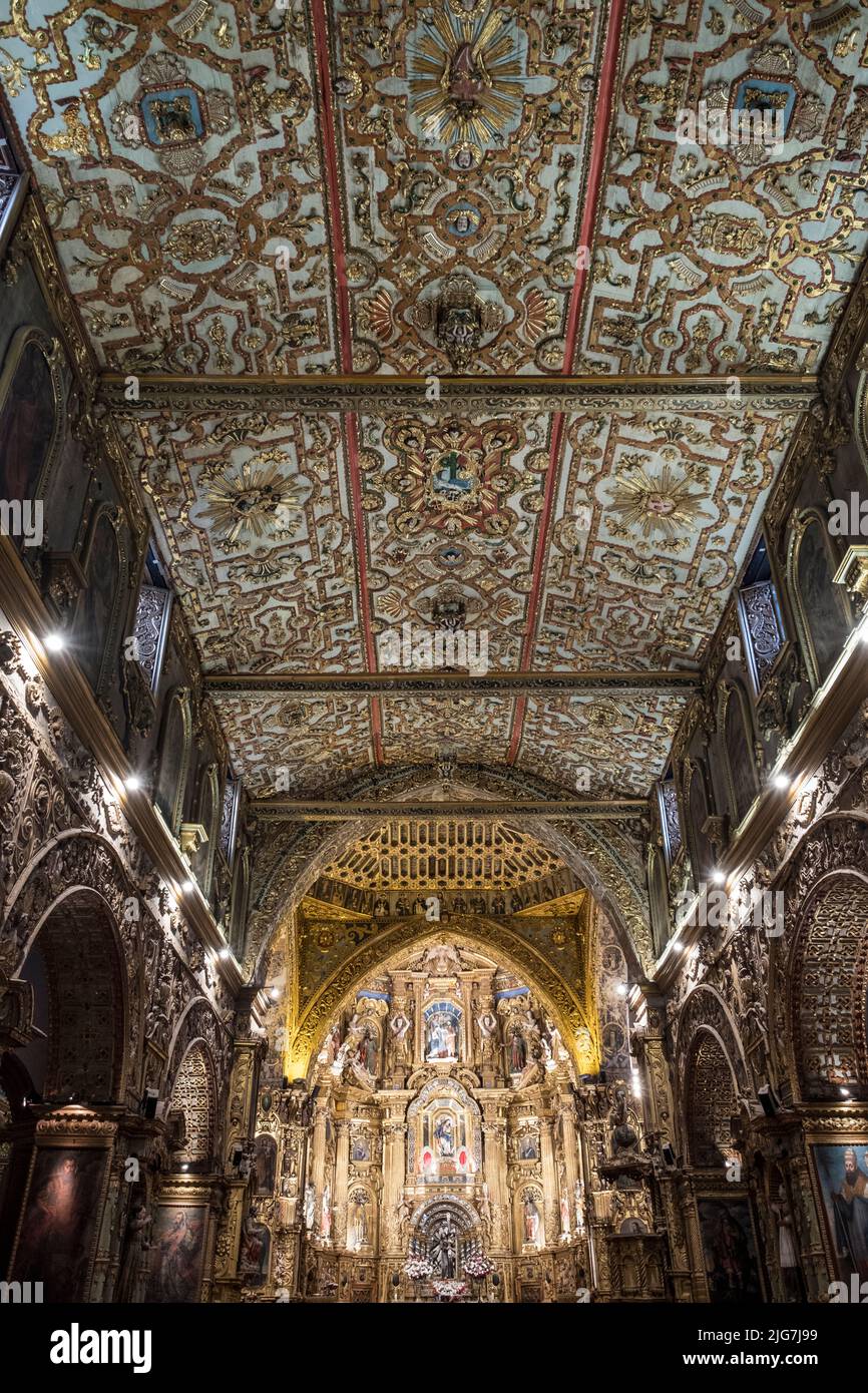 San Francisco church, Quito, Ecuador Stock Photo