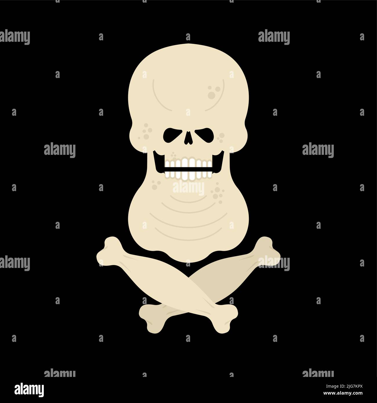 fat-skull-thick-skeleton-head-vector-illustration-stock-vector-image