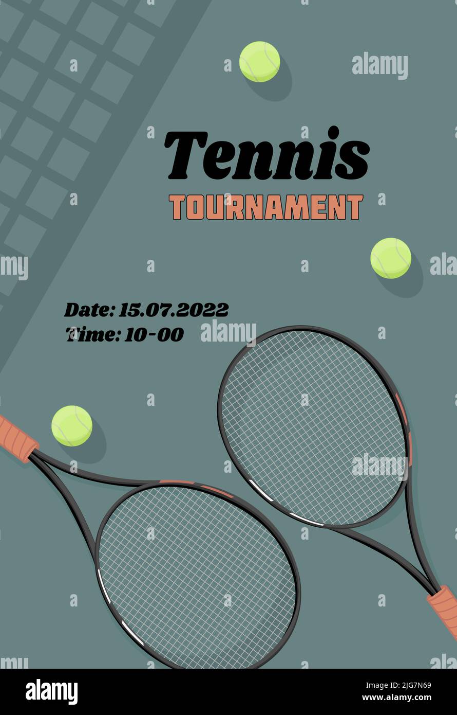Vertical Tennis Championship and Tournament Poster. Indoor, outdoor ...