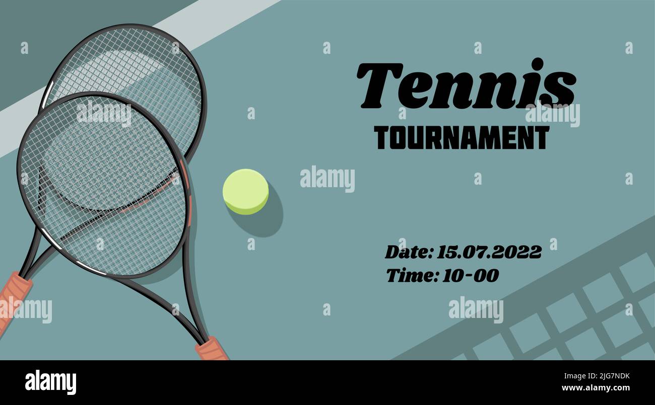 Vertical Tennis Championship and Tournament Poster. Indoor, outdoor ...