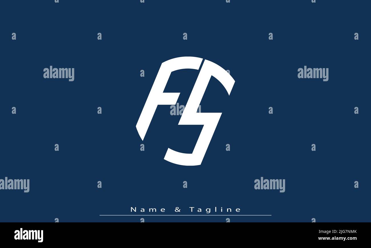 Alphabet letters Initials Monogram logo FS , SF Stock Vector Image ...