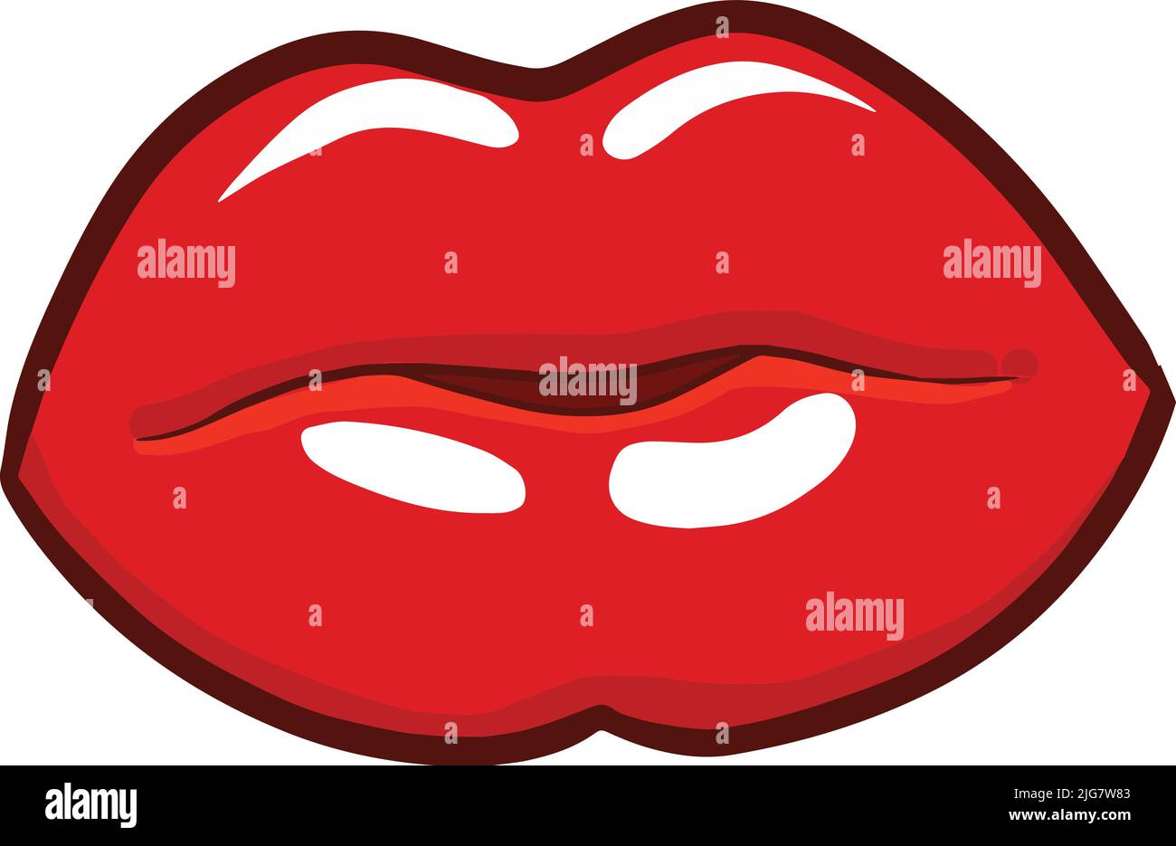 Kissing lips Stock Vector Images - Alamy Kissing lips Stock Vector Images - Alamy