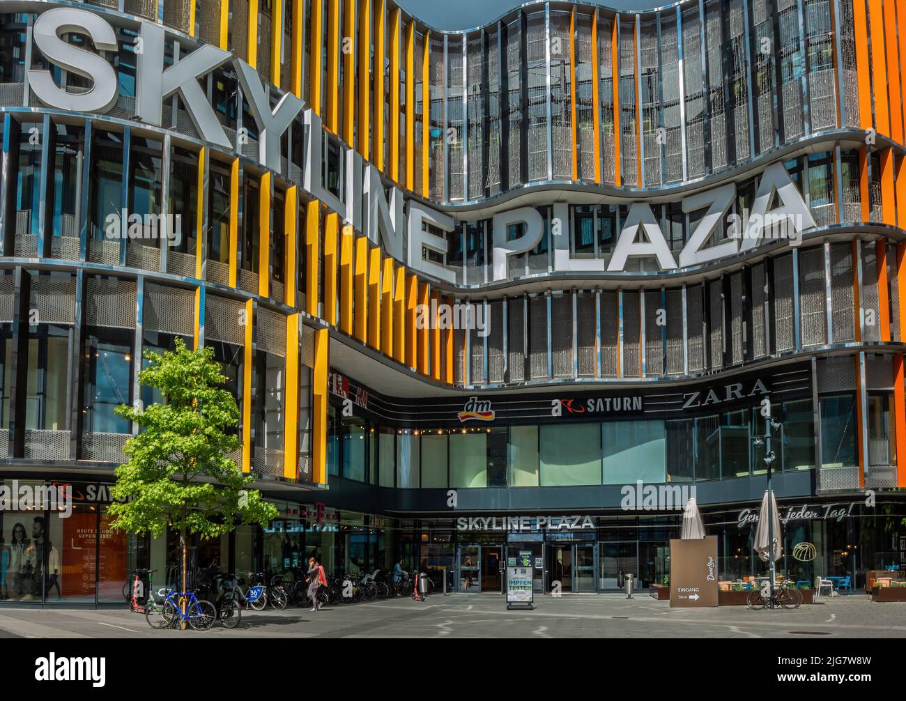 Frankfurt,Germany,May,28th,2022:Centre This is the new,modern shopping mall  Skyline Plaza Stock Photo - Alamy
