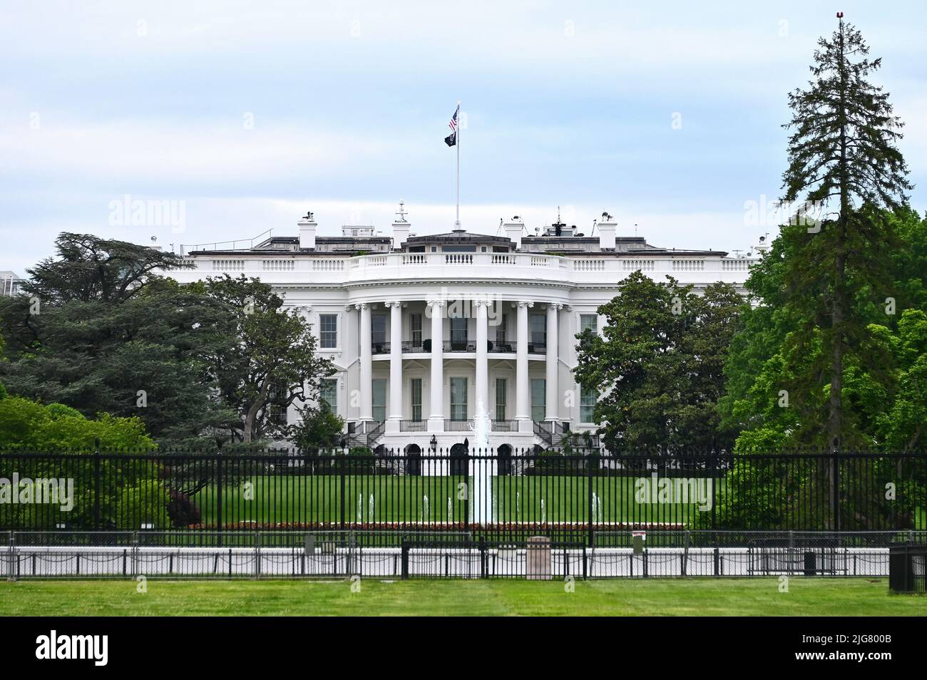 The White House, White House. Official residence of the US President; Washington D.C. Stock Photo