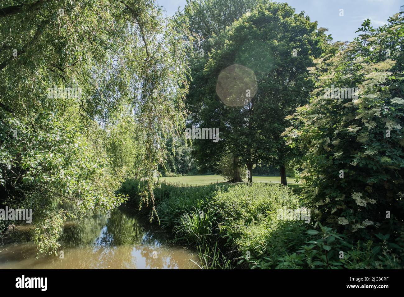 Nantwich Stock Photography Town Sunny Day, Park, landscape, walk, Mill