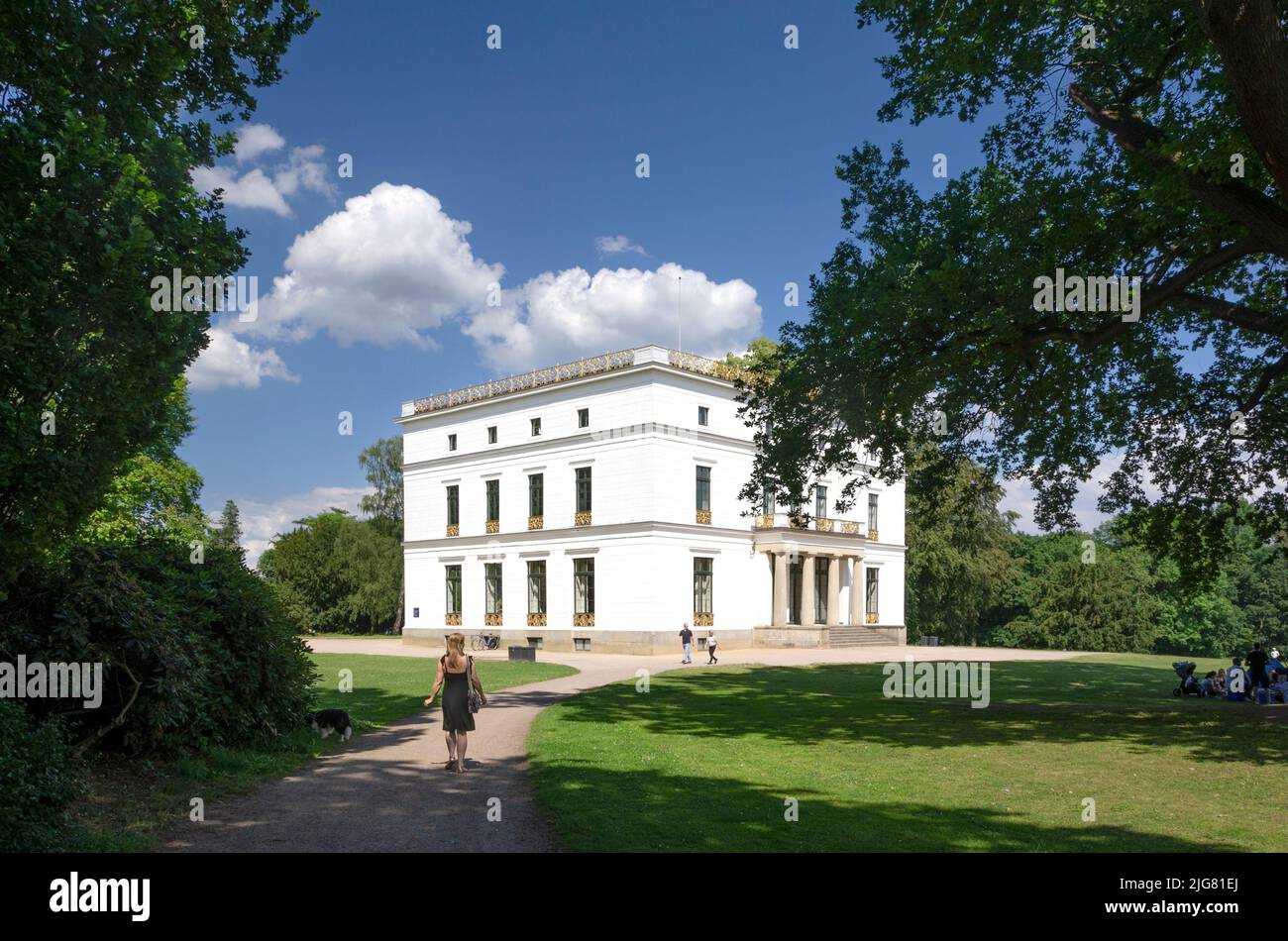 Jenischpark with Jenisch House in Hamburg Stock Photo - Alamy