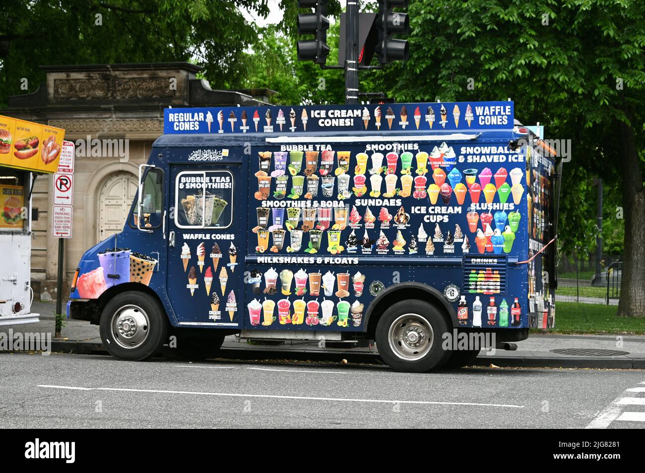 Ice Cream Truck; Washington D.C Stock Photo Alamy