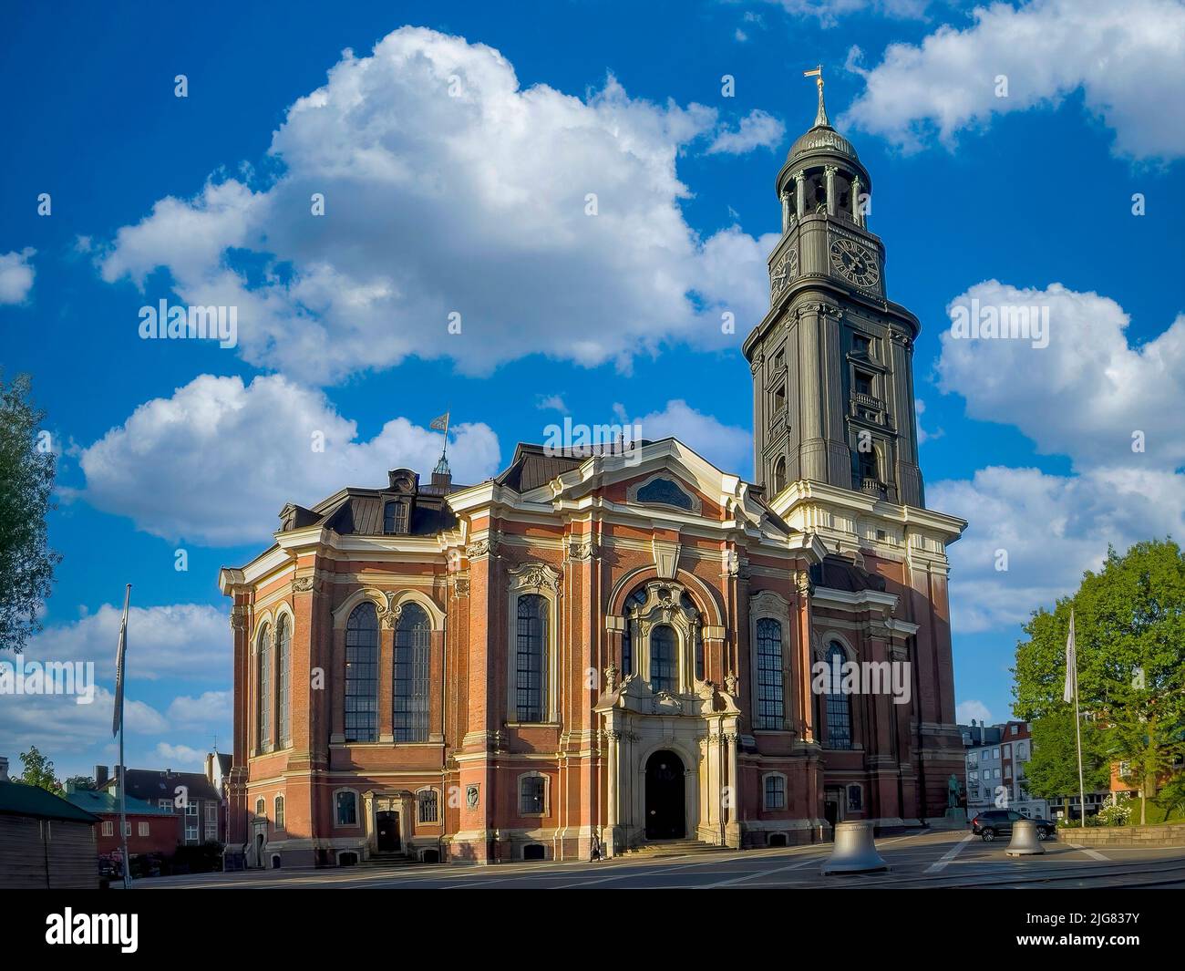 St. Michaelis Church, Hamburg, Germany, Europe Stock Photo