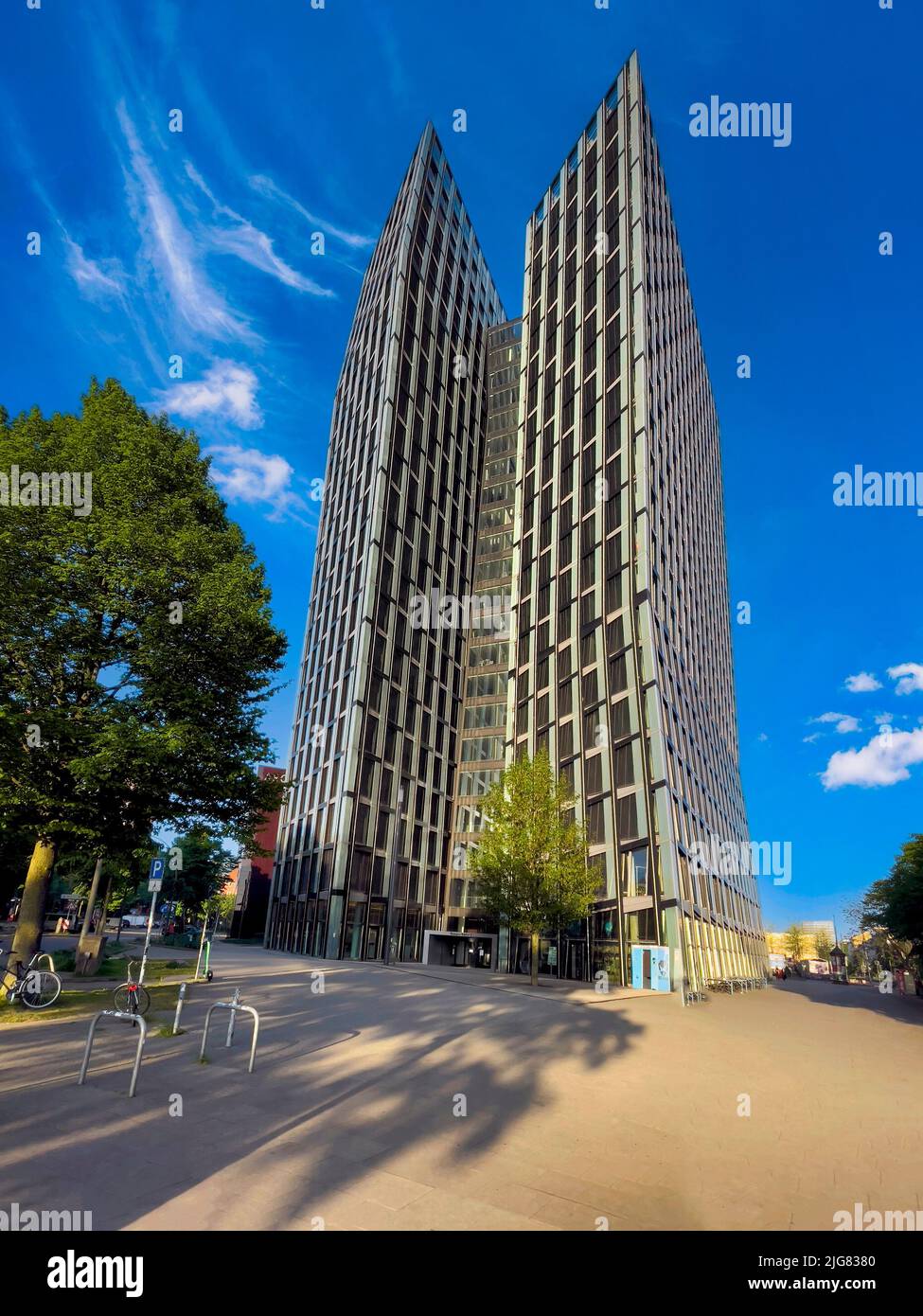 Dancing Towers, Reeperbahn, Hamburg, Germany, Europe Stock Photo