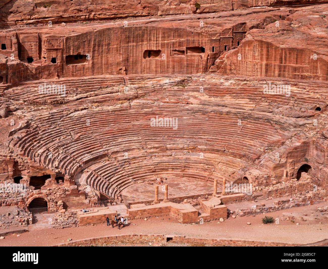 Petra, city of the Nabataeans, Jordan. Stock Photo