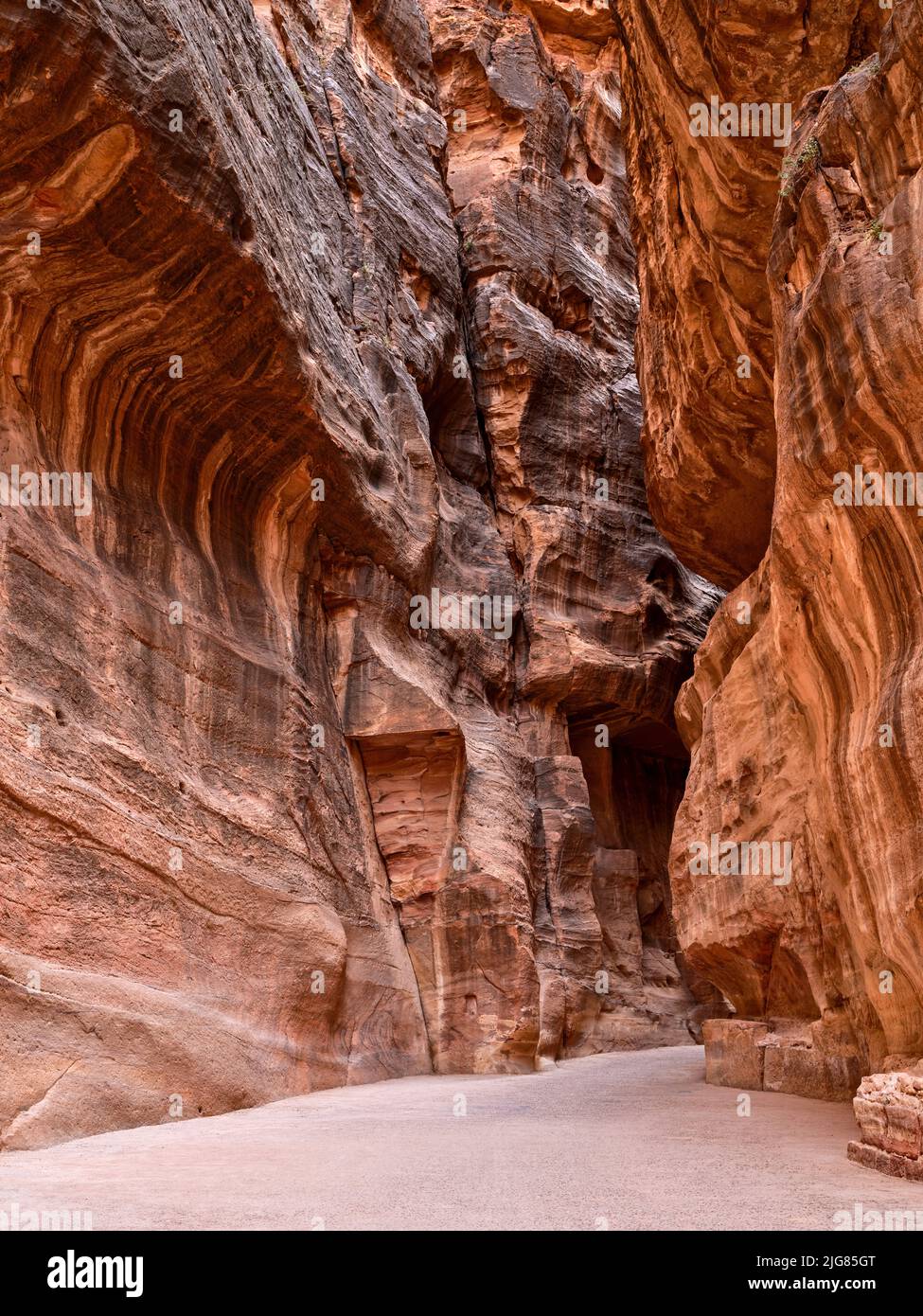 Petra, city of the Nabataeans, Jordan. Stock Photo