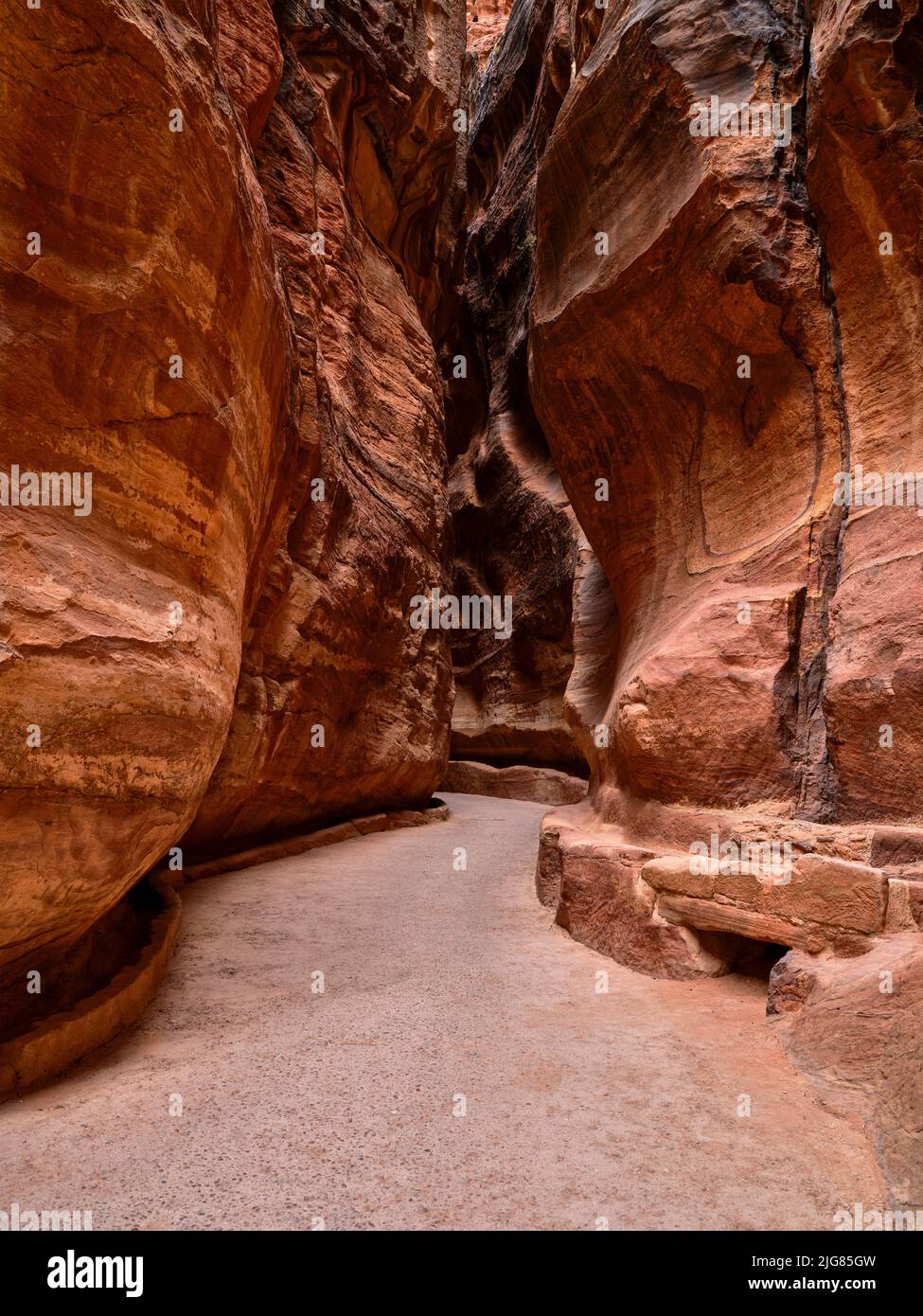 Petra, city of the Nabataeans, Jordan. Stock Photo