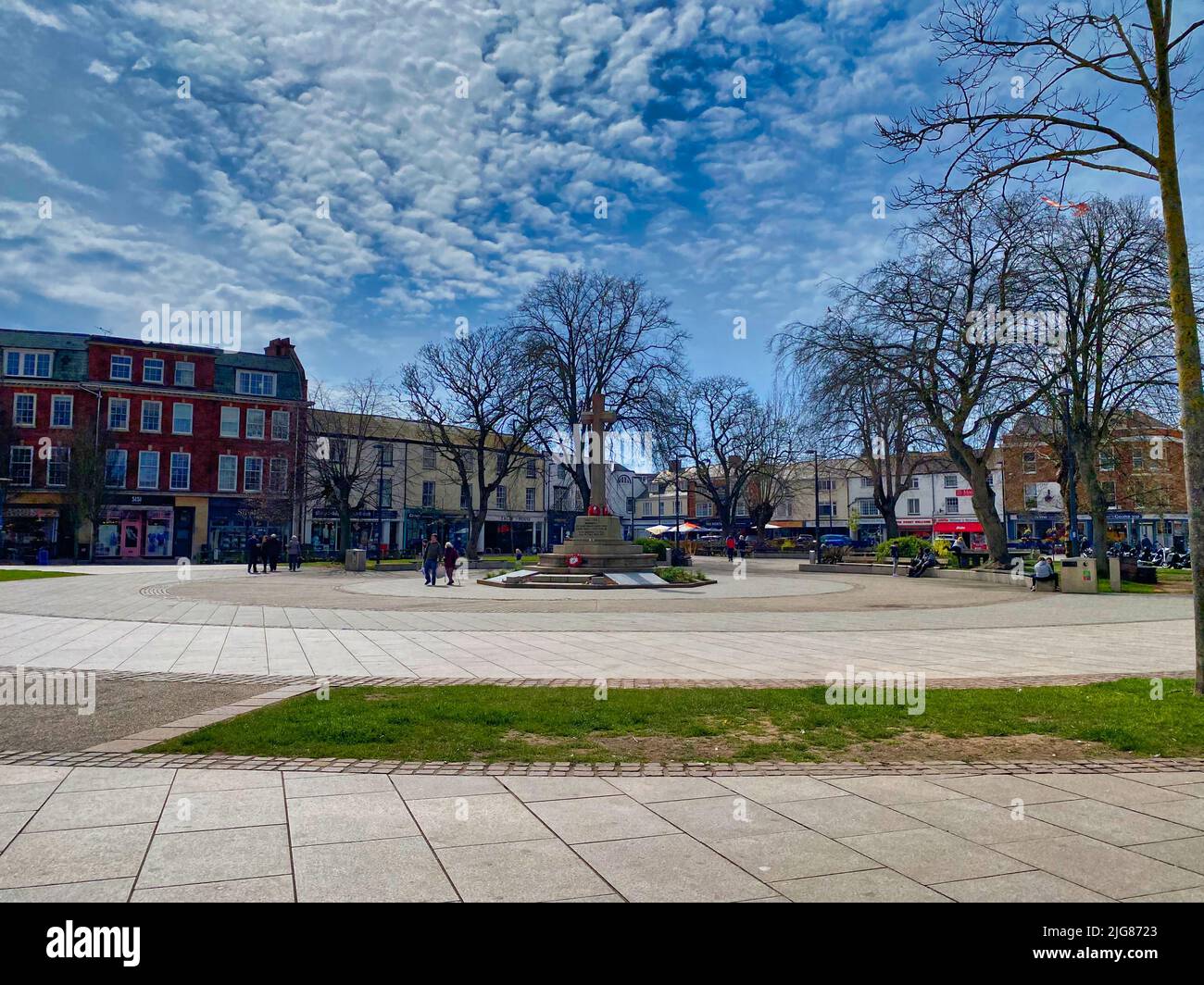 Exmouth town centre, The Strand Stock Photo - Alamy