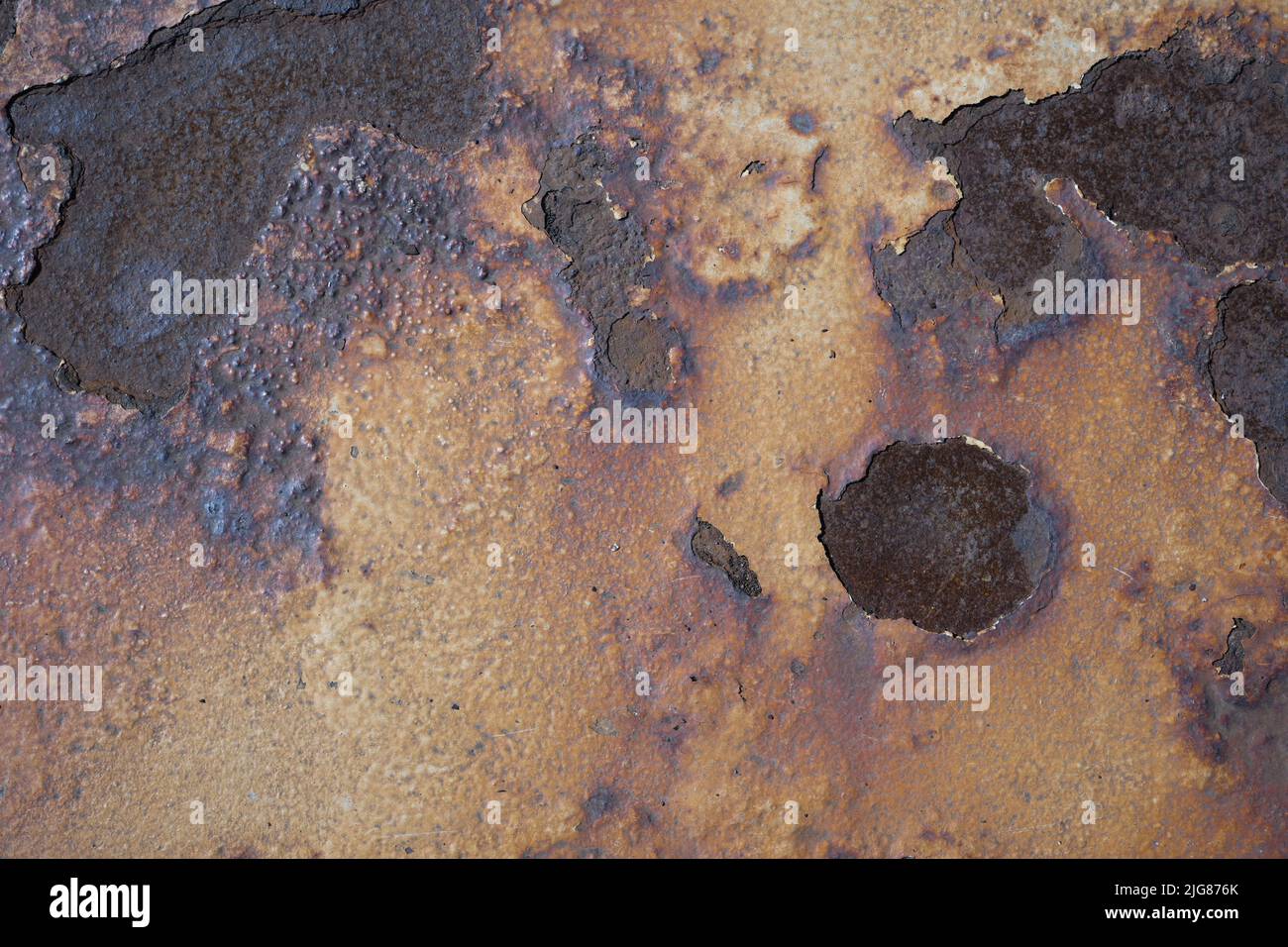 Dark worn rusty metal texture background. Stock Photo