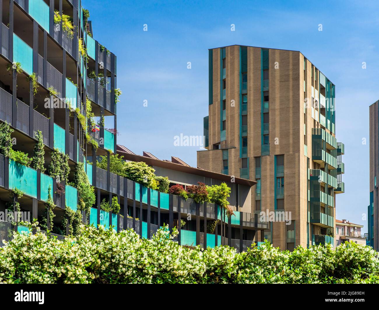 Italy, Milan, high-rise building in the north of Milan Stock Photo
