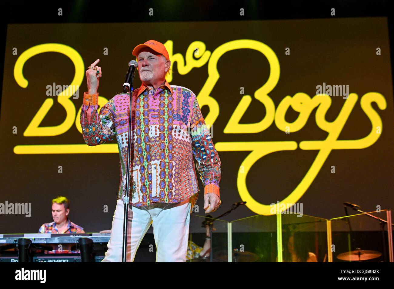 A Beach Boys at summer night concerts PNE in Vancouver, Stock Photo