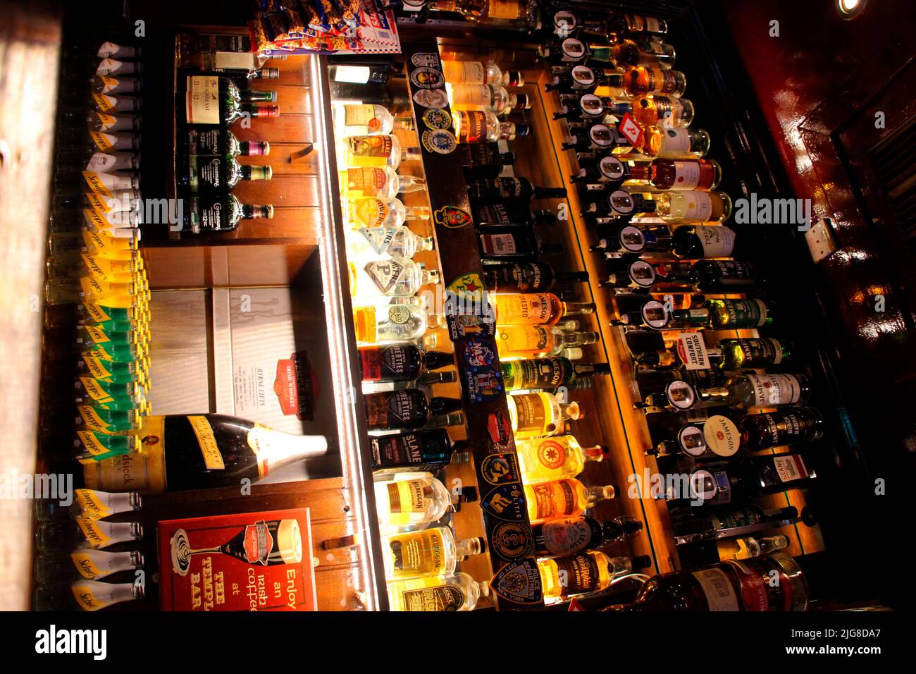 The Temple Bar pub, interior, Temple Bar, Dublin, Ireland. Stock Photo