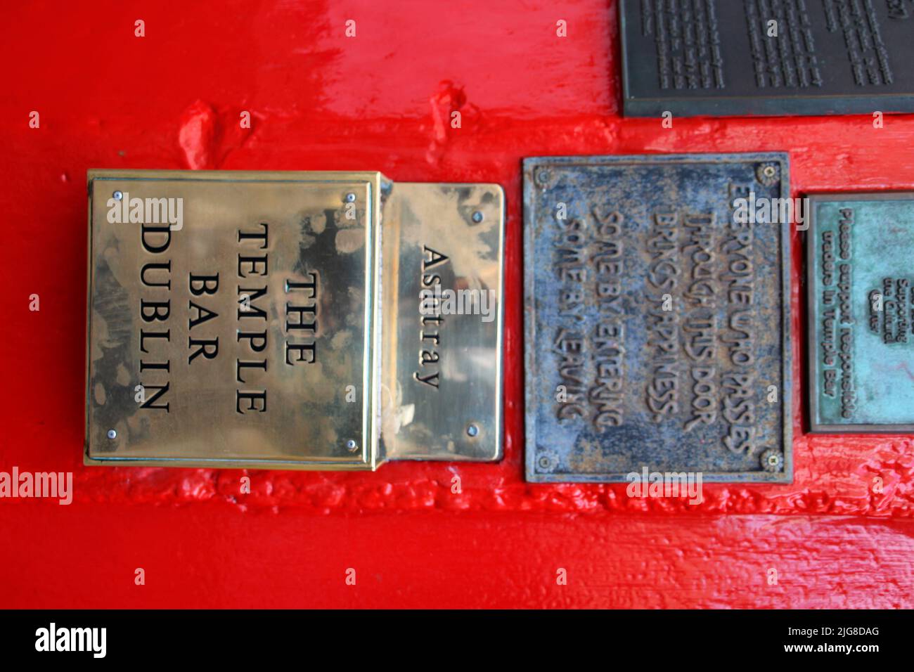 The Temple Bar pub, Temple Bar, Ashtray, Dublin, Ireland. Stock Photo