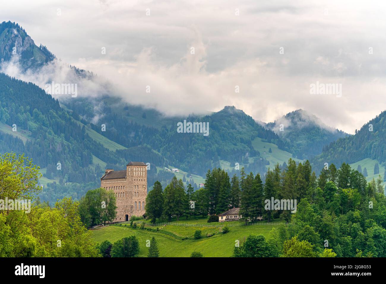 Colonel-General Beck Barracks in Sonthofen in the district of Oberallgäu. Stock Photo