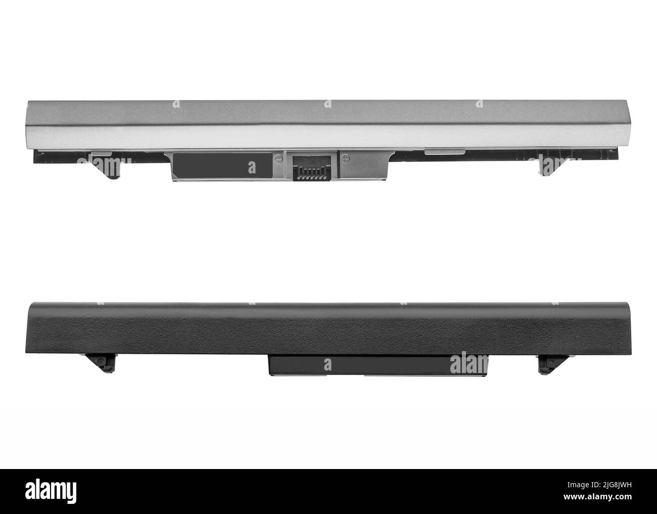 laptop battery, laptop spare part isolated on white background Stock