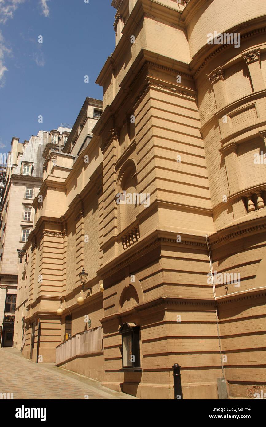 A vertical shot of a building facade in London Stock Photo - Alamy