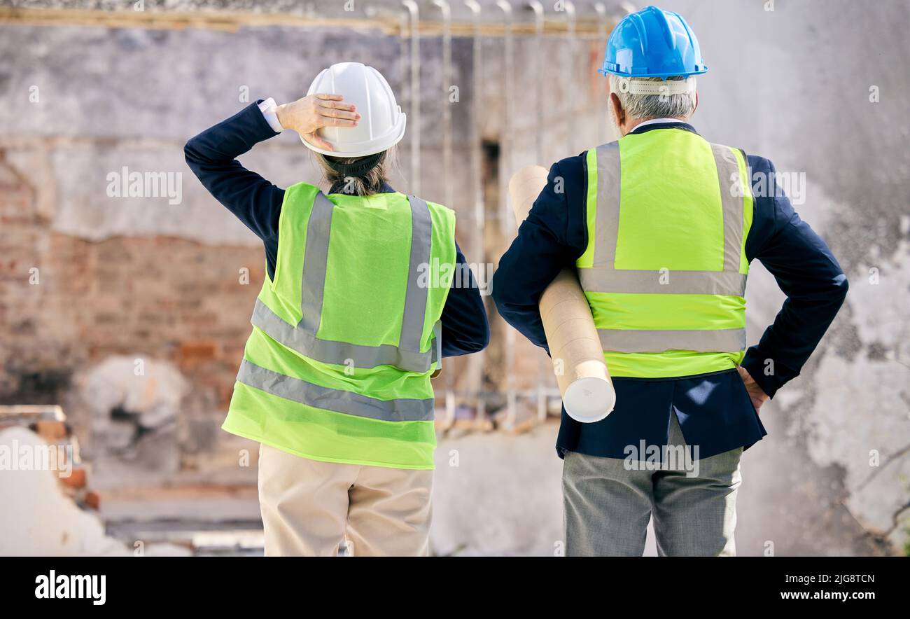 It always seems impossible until its done. Shot of engineers standing