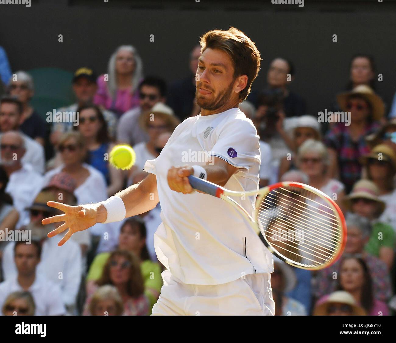 London, Gbr. 08th July, 2022. London Wimbledon Championships Day 08/07/2022 Cameron Norrie (GBR) loses semi-final match Credit: Roger Parker/Alamy Live News Stock Photo