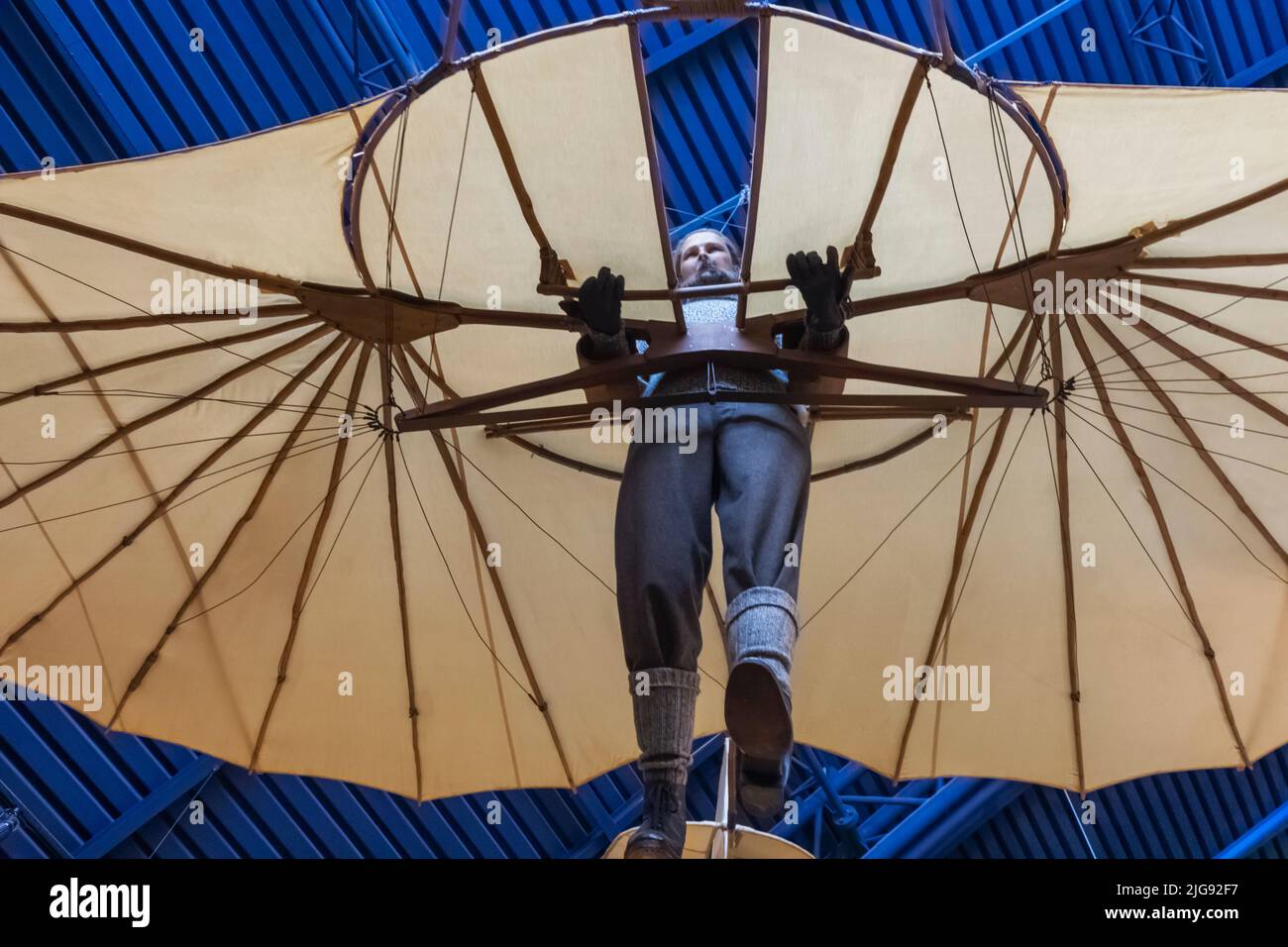 German glider museum with model flight hires stock photography and