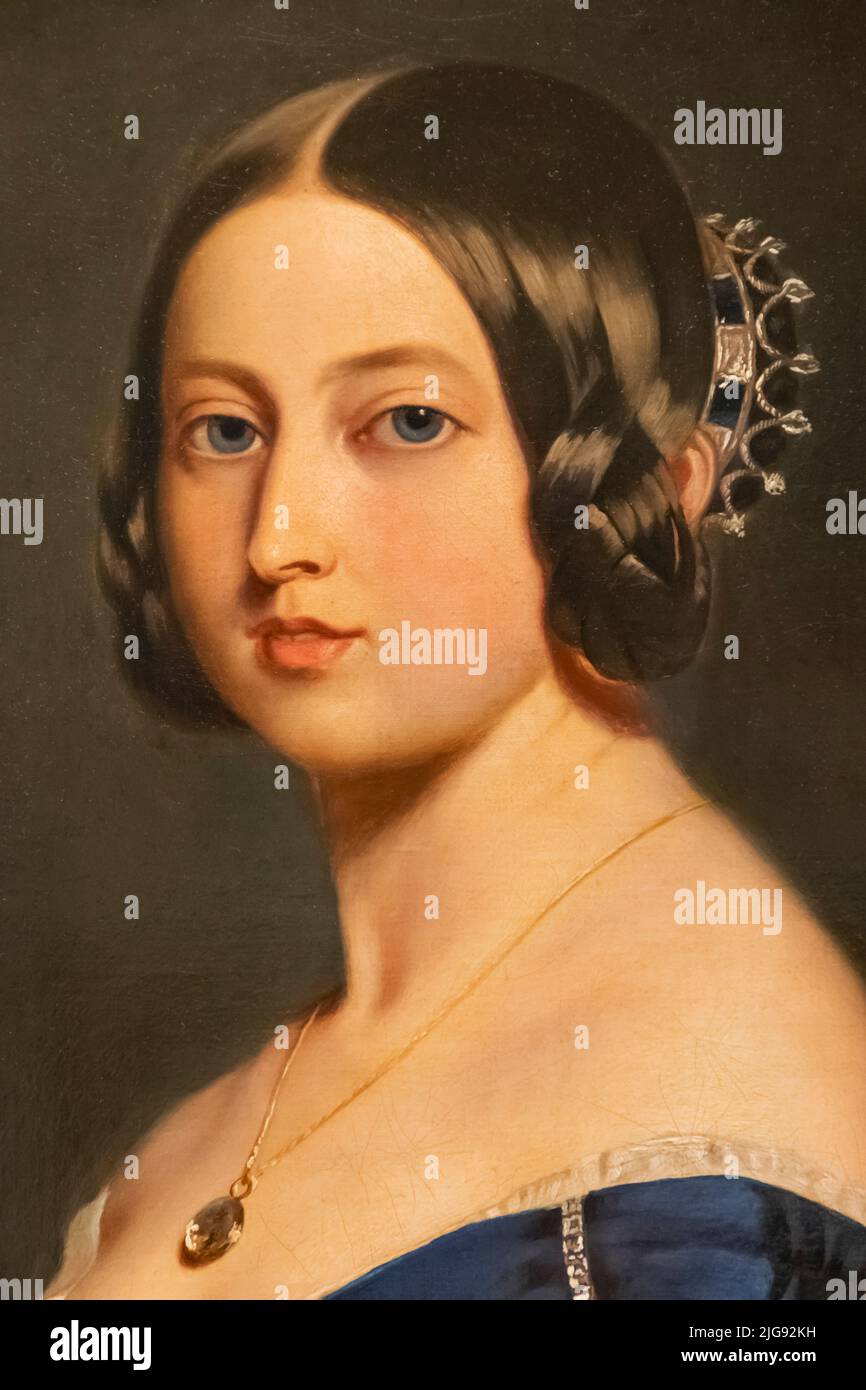 England, London, Knightsbridge, Victoria and Albert Museum, Portrait of