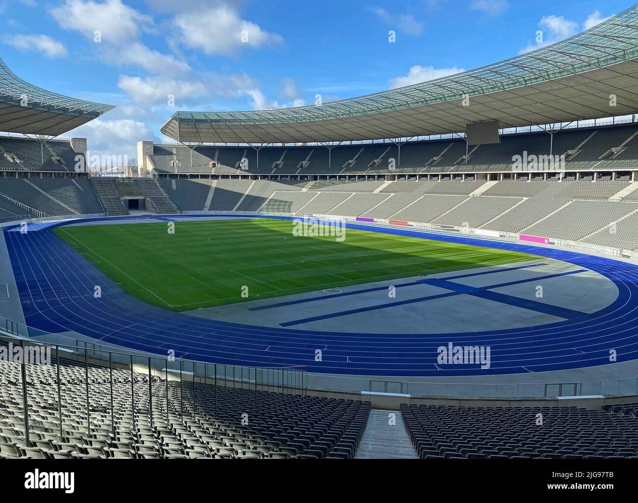 Olympiastadion - Olympic Stadium, Berlin, Germany Stock Photo