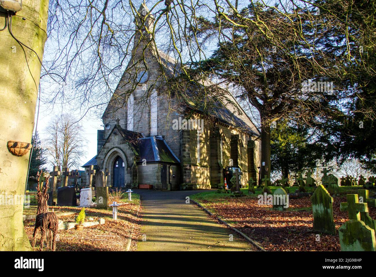 St Chads church Freehay Staffordshire Stock Photo