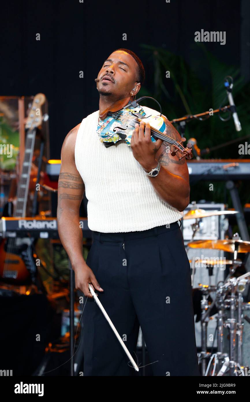 Damien Escobar At The Dell Music Center Summer Music Concert Series