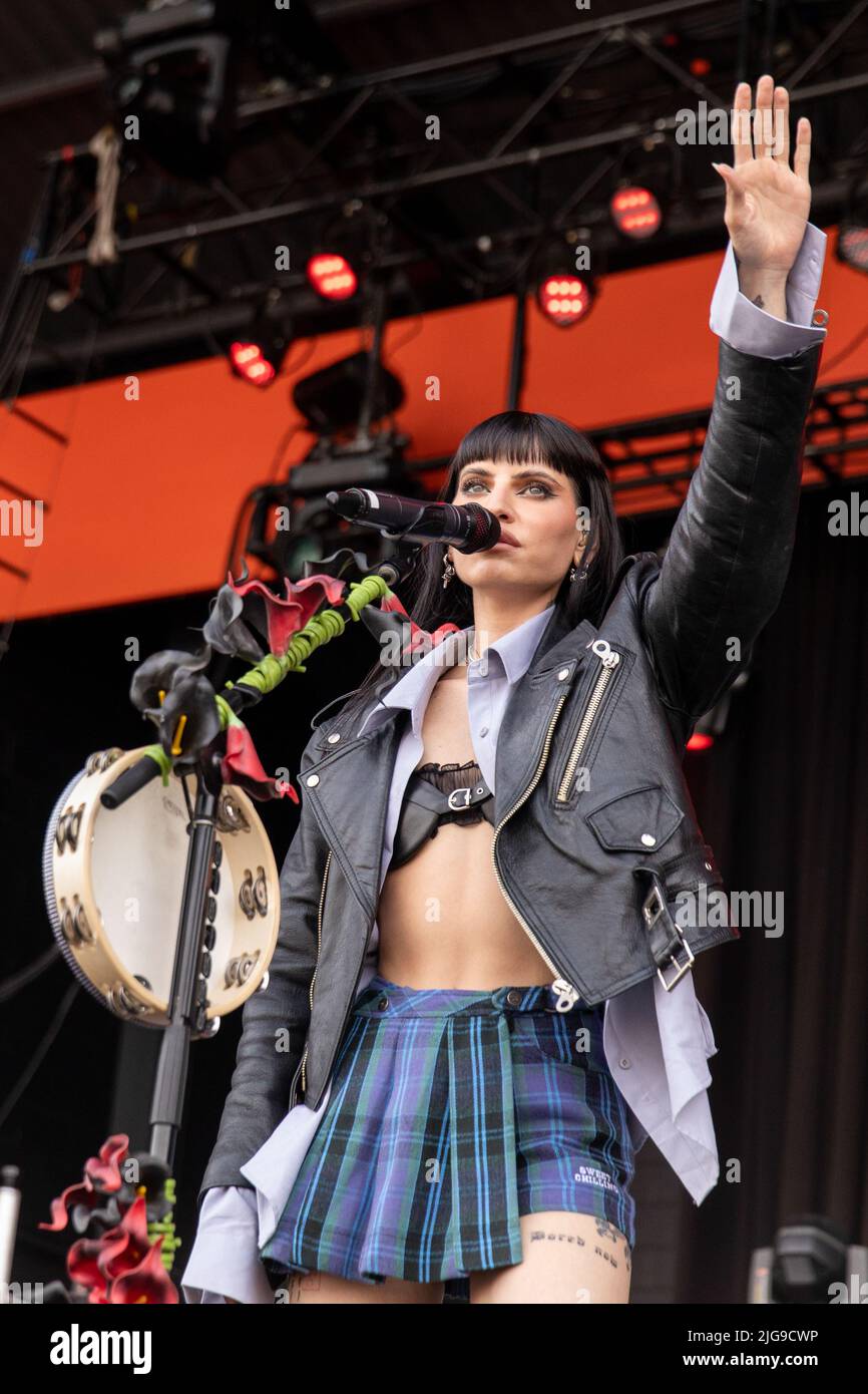 Lilith Czar (Juliet Simms) at Summerfest Music Festival on July 7