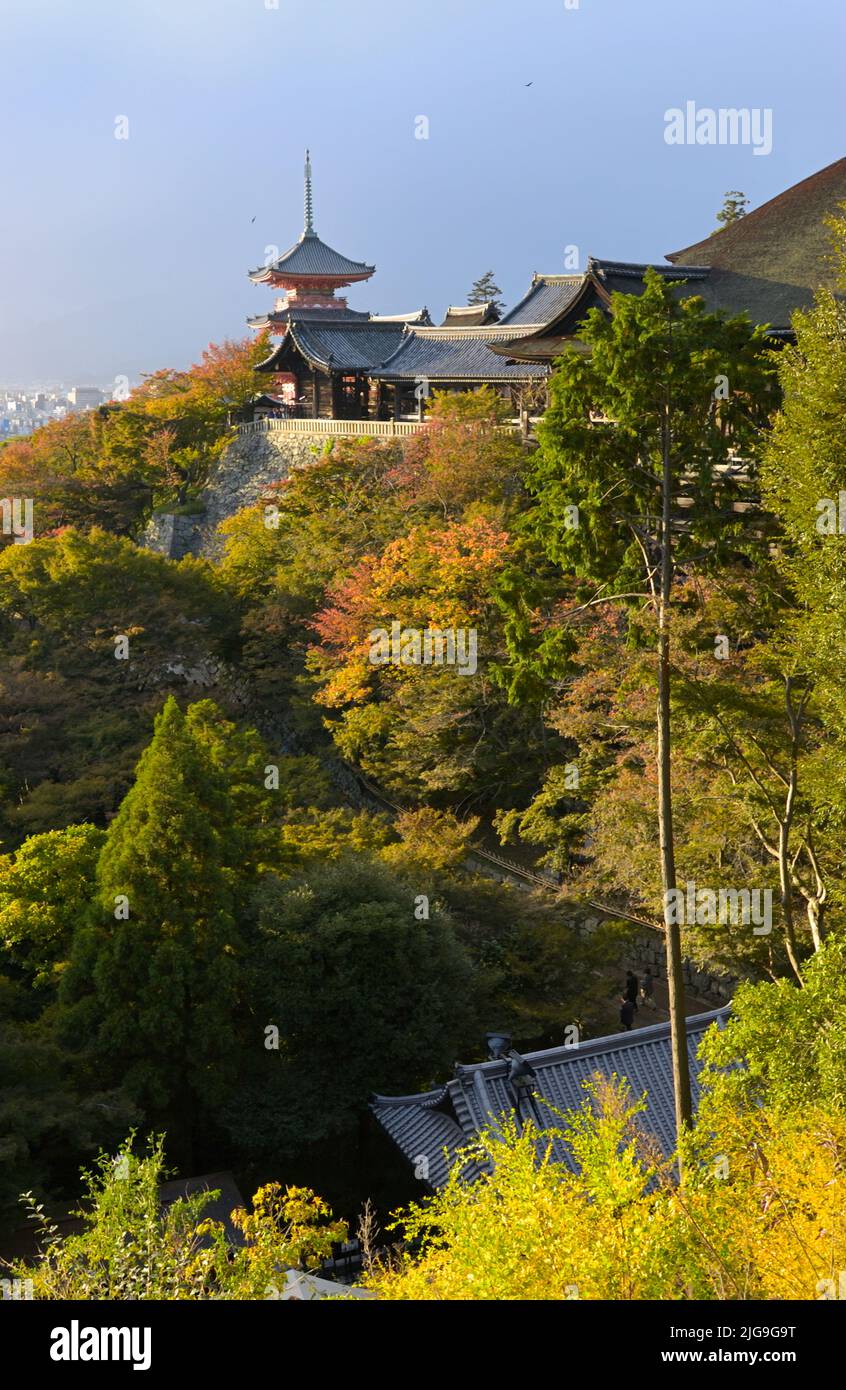 At the precincts of Otowa-san Kiyomizu-dera temple, Kyoto JP Stock Photo