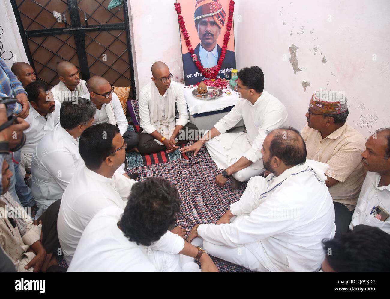Udaipur, Rajasthan, India. 8th July, 2022. Congress leader a…
