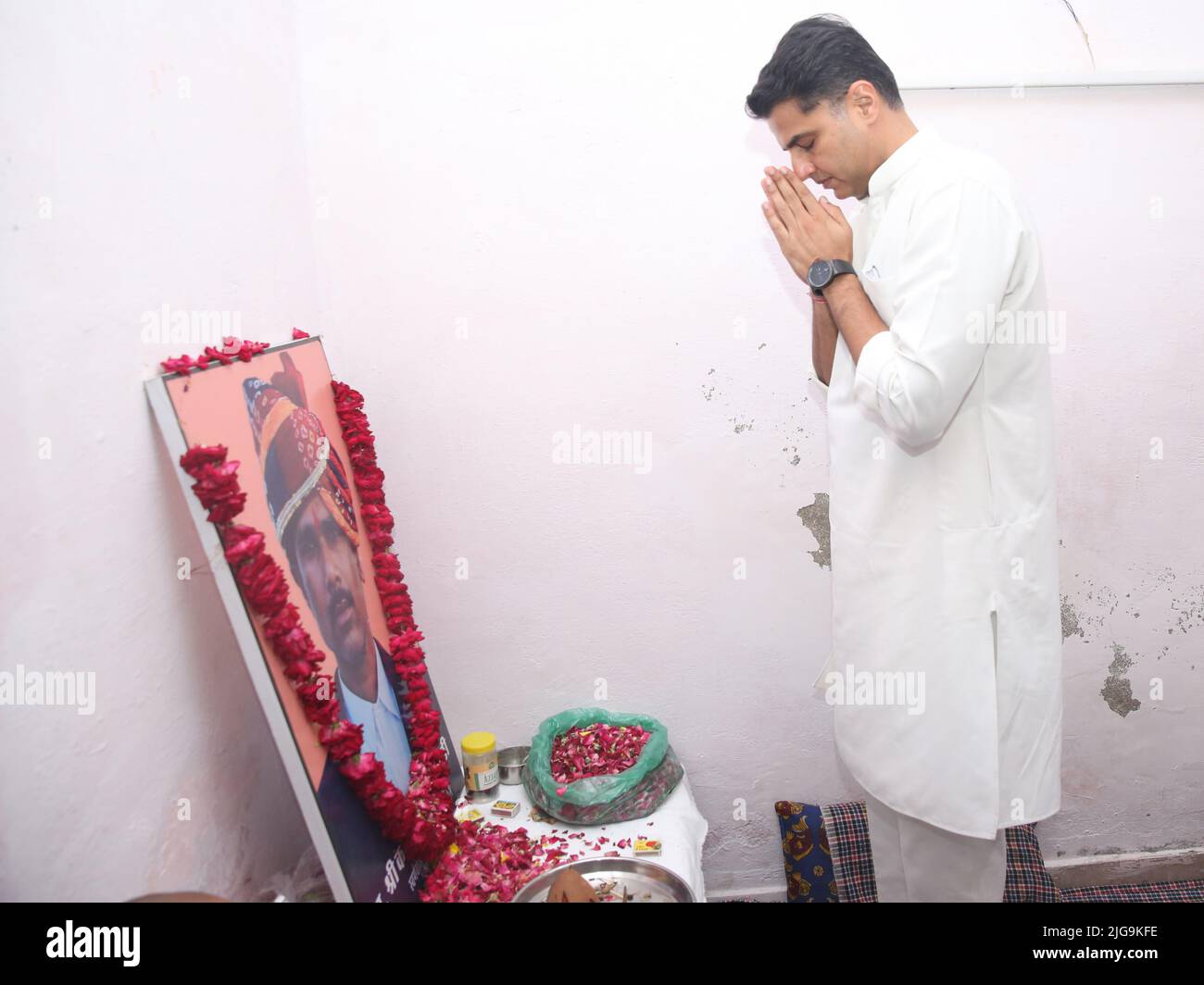 Udaipur, Rajasthan, India. 8th July, 2022. Congress leader a…