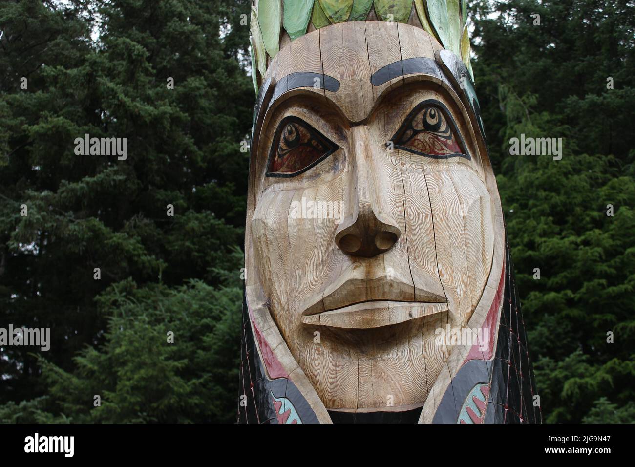 Totem pole sitka national historical park hi-res stock photography and ...