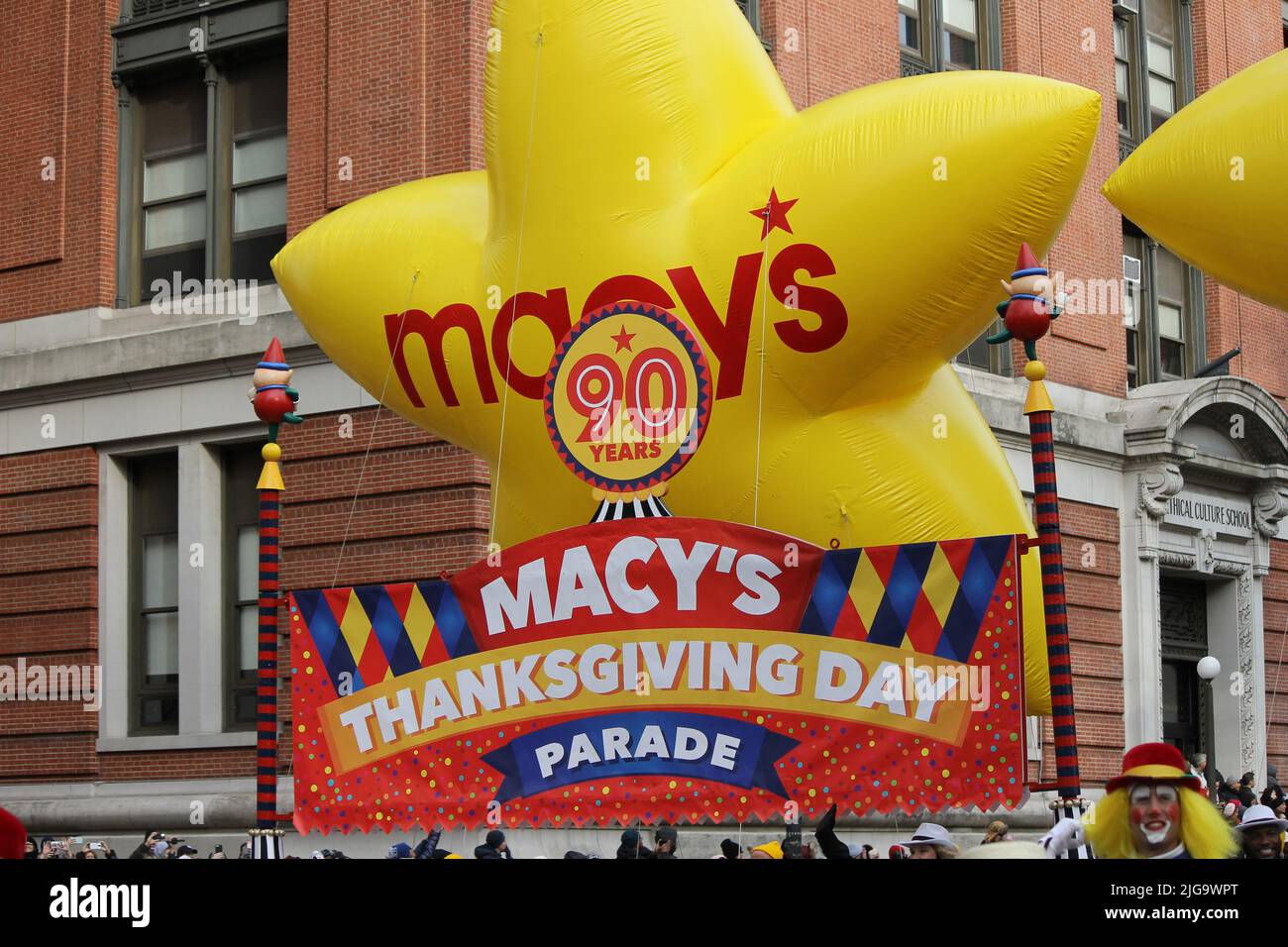 Balloons of the Macy's Thanksgiving Day Parade, NYC, USA Stock Photo