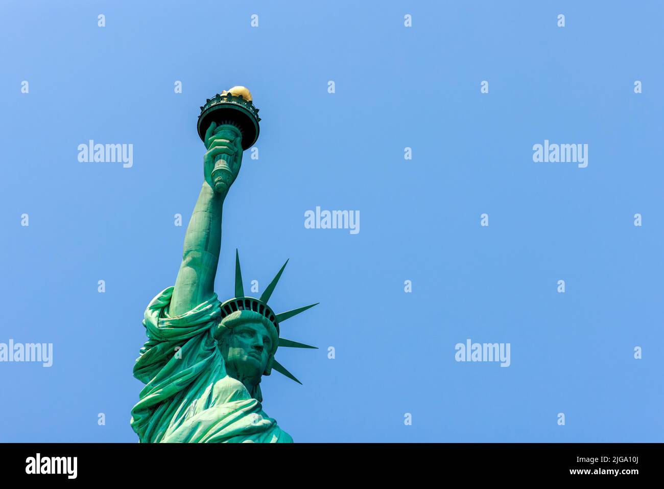 A picture of the Statue of Liberty taken in New York City Stock Photo ...