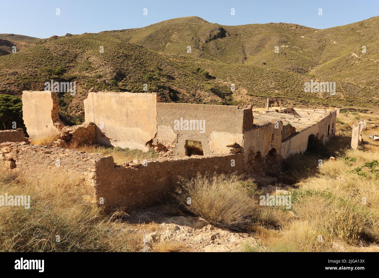 Ruins, rest of old construction in stones in an arid landscape in  Andalusia, Spain Stock Photo - Alamy