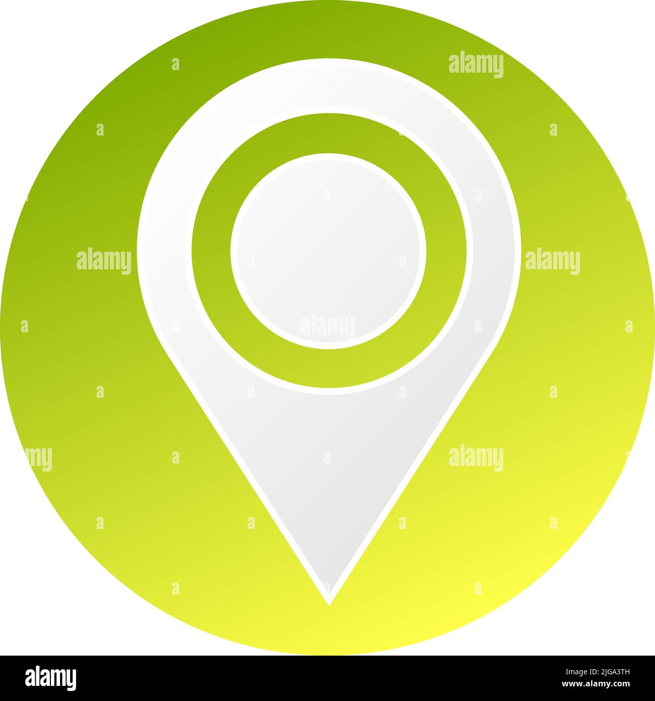Map marker, map pin location, address icon vector illustration. Stock ...