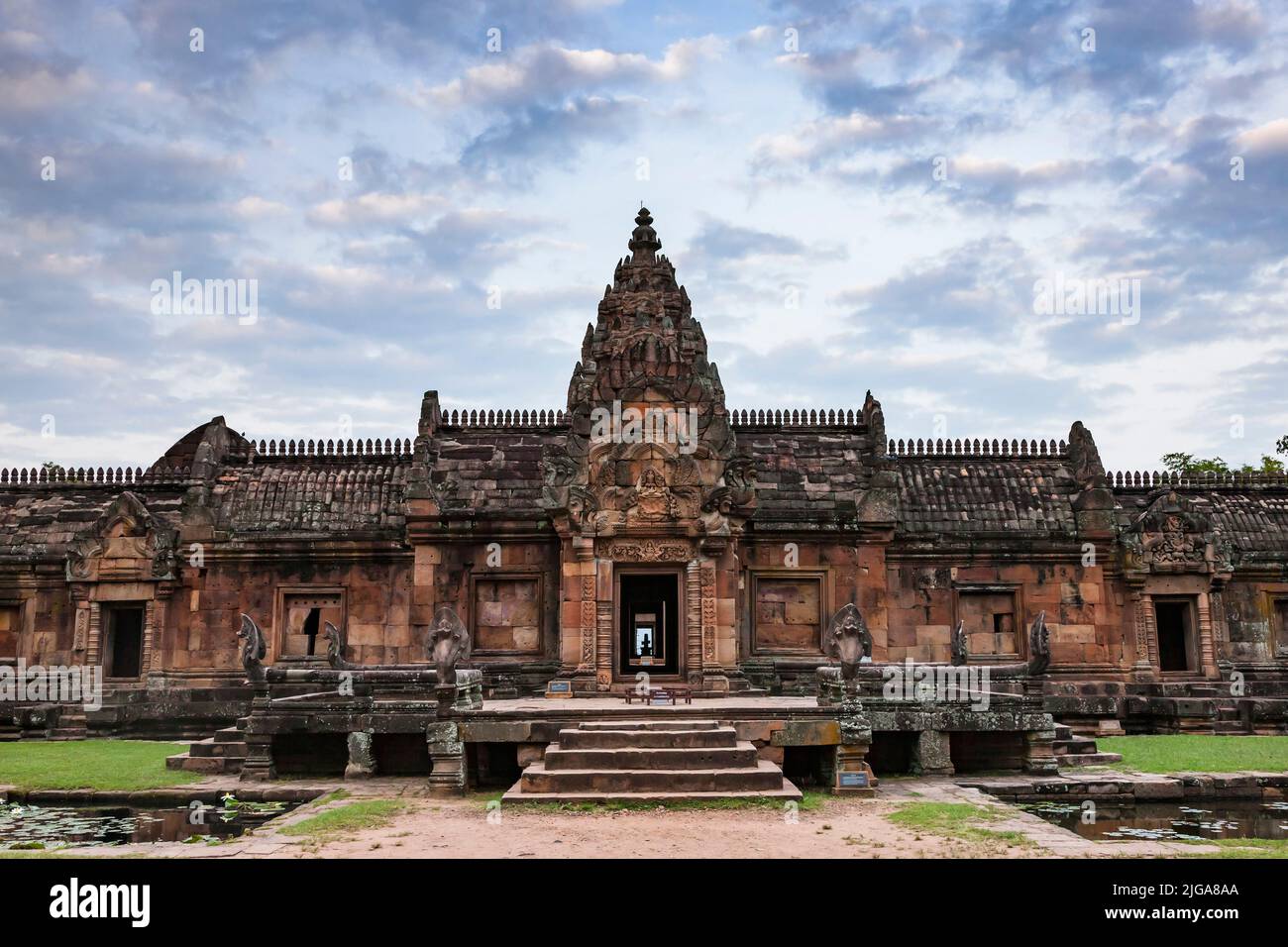 Prasat Hin Khao Phanom Rung, Khmer temple, early morning, Buri Ram, Buriram,  Isan(Isaan),Thailand, Southeast Asia, Asia Stock Photo