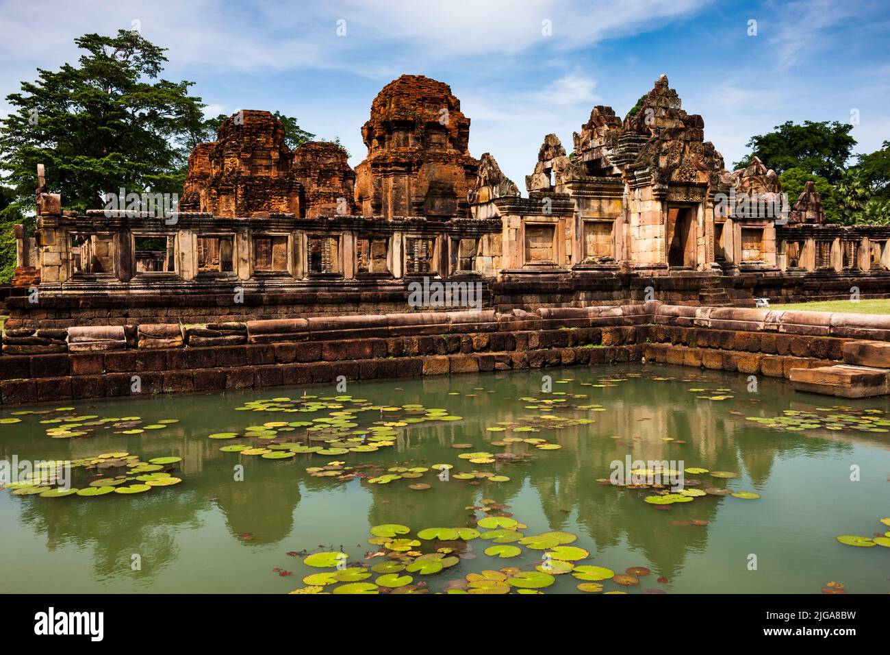 Prasat Muang Tam, Khmer temple, Buri Ram, Buriram, Isan(Isaan),Thailand, Southeast Asia, Asia Stock Photo
