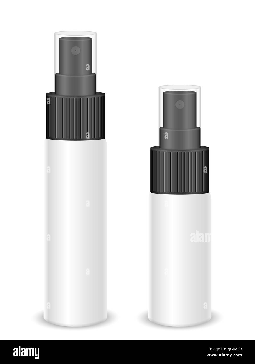 Spray bottle set on a white background. Vector illustration Stock Photo ...