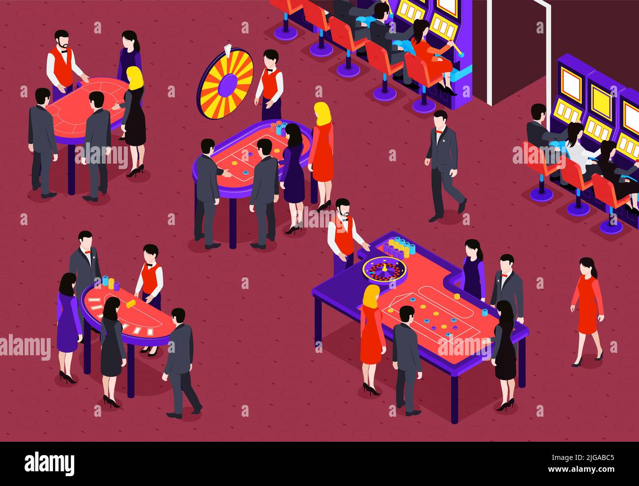 Gambling Table Vector Casino, games tables Stock Vector Images - Alamy
